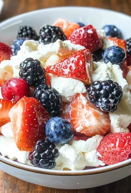 Triple Berry Cheesecake Fruit Salad