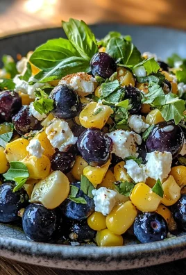 Blueberry Corn Feta Salad