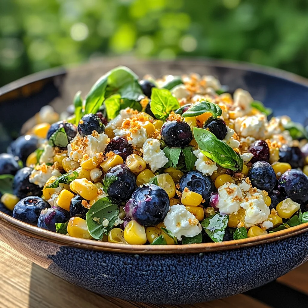 Blueberry Corn Feta Salad image 2