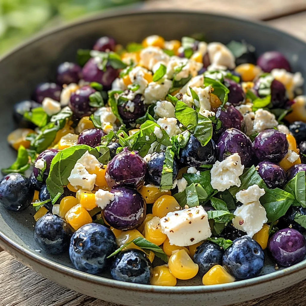 Blueberry Corn Feta Salad image 3