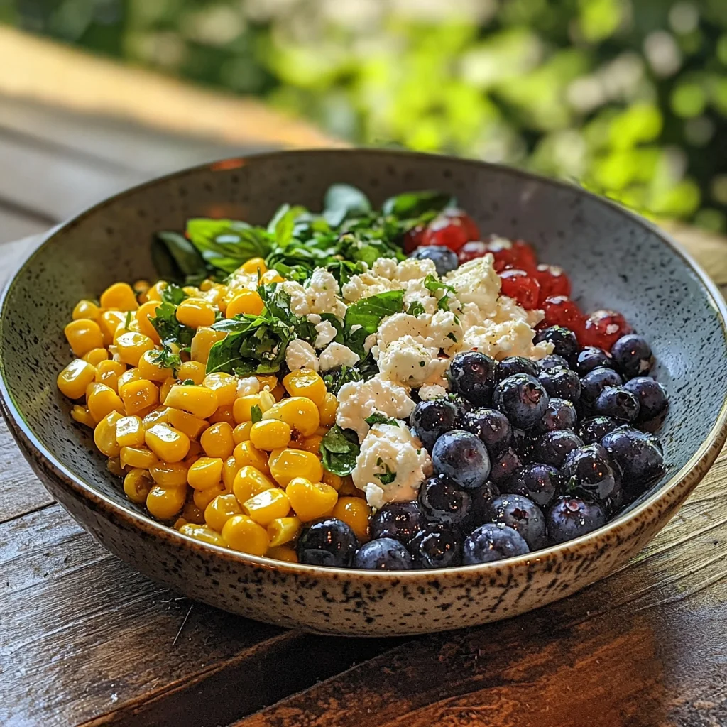 Blueberry Corn Feta Salad image 4