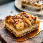 Caramel Apple Cheesecake Bars