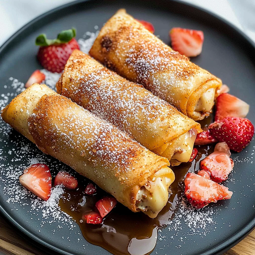 Cheesecake Egg Rolls