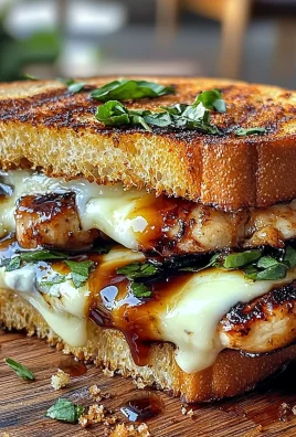 Grilled Balsamic Vinaigrette Sandwich Melt: A Flavorful Delight