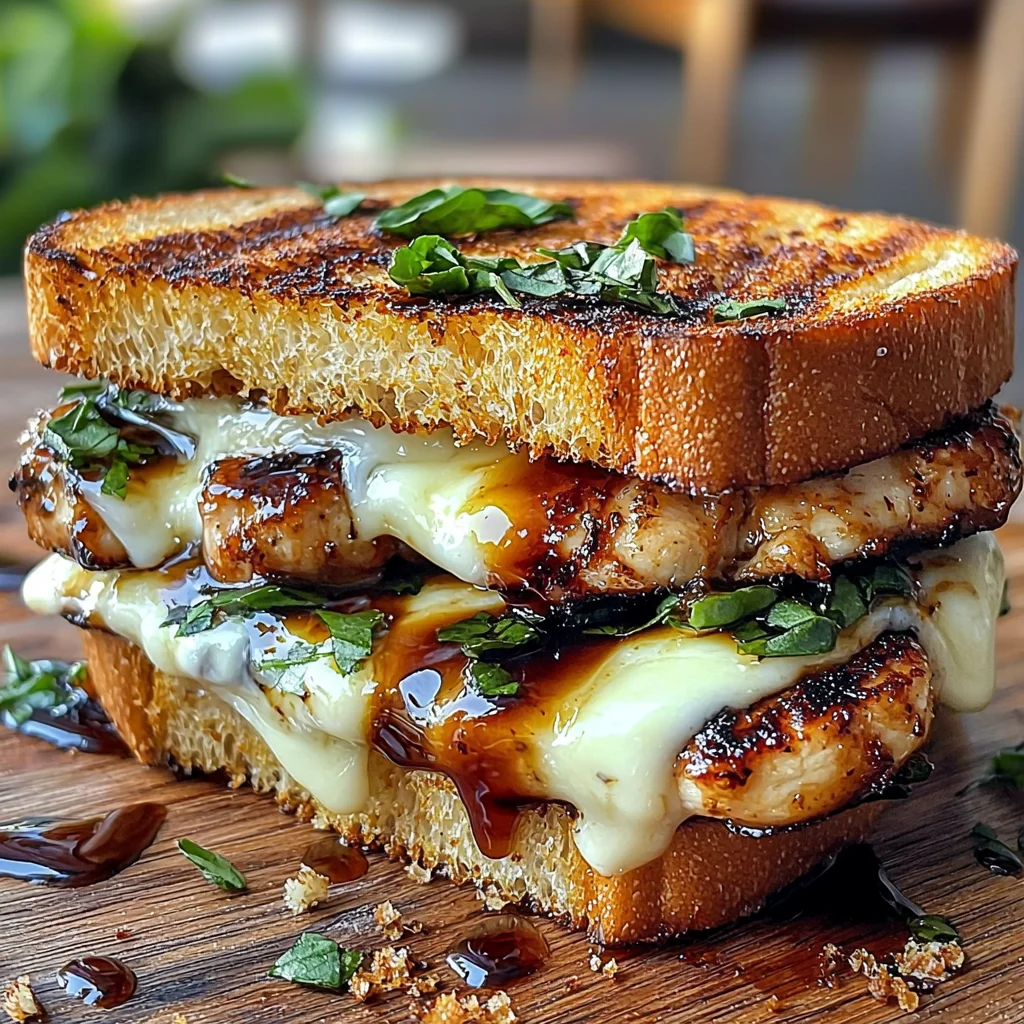 Grilled Balsamic Vinaigrette Sandwich Melt: A Flavorful Delight